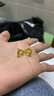 菜百首飾 黃金耳飾 足金時(shí)尚潮流莫比烏斯環(huán)心形耳飾 計(jì)價(jià) HJ 黃金耳飾 約3.60g 曬單實(shí)拍圖