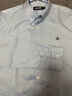 Navigare意大利小帆船長袖襯衫男全棉純色襯衣刺繡男裝1333001051 藍(lán) XL 曬單實(shí)拍圖