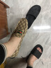 古楚意大利風(fēng)GUCHU輕奢品牌男鞋時(shí)尚豆豆鞋男士真皮懶人鞋一腳蹬駕車(chē) 杏色 38 曬單實(shí)拍圖