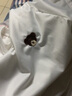 芃跡刺繡小熊短袖t恤男港風ins潮流百搭帥氣拉鏈設計上衣寬松半袖夏季 灰色 L 曬單實拍圖