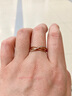 喜鉆18K金時(shí)尚鉆戒女時(shí)尚百搭鉆石戒指珠寶首飾尾戒新年禮物 【現貨】18K玫瑰金10分 曬單實(shí)拍圖