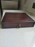 普洱茶盒家用竹制茶餅收納盒抽屜式雙層儲茶盒子茶道分茶盤(pán)茶具零配件 胡桃色【單層】普洱茶盒 曬單實(shí)拍圖