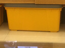億高汽車(chē)收納箱后備箱儲物箱車(chē)用置物箱車(chē)載收雜物工具整理箱尾箱 630升級版芒果黃（50L) 曬單實(shí)拍圖