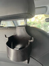 樂淇萊汽車座椅后排水杯架車載水杯架背收納袋多功能座椅后背水杯架掛鉤 黑色 1個(gè)裝 曬單實(shí)拍圖