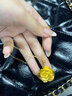 中國黃金（CHINA GOLD）玫瑰花黃金吊墜女款足金項鏈花朵掛墜七夕情人節禮物送女朋友老婆 【京速達】玫瑰花吊墜【贈銀鏈】約2.5g 曬單實(shí)拍圖