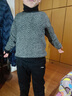 LI-NING KIDS李寧兒童褲子男大童春秋季長(cháng)褲休閑寬松束腳衛褲青少年針織運動(dòng)褲 黑色-收口長(cháng)褲【春秋薄款】 150 cm 曬單實(shí)拍圖