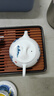 月記窯 柴燒白瓷手繪“山水”石瓢壺 “山水”石瓢壺 140ml 曬單實拍圖