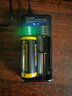 CARONITE智能USB18650鋰電池雙槽充電器 強(qiáng)光手電筒可充電電池充電器 顯電 移動(dòng)電源  充電器配線(不含電池) 曬單實(shí)拍圖