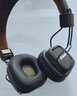 墨頓 適用馬歇爾一代二代耳機套MARSHALL MAJOR 1/2代耳罩大馬勺頭戴式降噪海綿套羊皮頭梁皮保護配件 棕色小羊皮耳套一對 曬單實(shí)拍圖