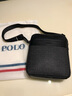 POLO 男士單肩包多功能休閑商務(wù)印花斜挎包時(shí)尚輕便耐磨男包042-P861 深灰色 曬單實(shí)拍圖