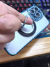 榮啟 RQZN新款指環(huán)扣MagSafe磁吸手機支架強力iPhone16背貼金屬磁力圈多功能支撐旋轉桌面男手指女便攜車(chē)載 【磁吸六代轉軸支架】磨砂款-暗紫 配送備用引磁片 曬單實(shí)拍圖