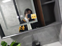 月袖棒球服女秋冬加厚2021年新款加絨衛(wèi)衣外套學(xué)生寬松BF原宿韓版美式 黑色 加絨保暖秋冬穿 L 110-125斤左右 曬單實(shí)拍圖