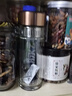 特美刻（TOMIC） 單雙層玻璃杯高檔商務泡茶水杯帶過濾大茶倉防燙茶杯 高貴金 350ml 曬單實拍圖
