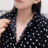 欣品美和田玉吊墜女水滴項(xiàng)鏈銀玉石掛墜銀鑲玉送女友閨蜜情人節(jié)生日禮物 小水滴 盒子套鏈（精美禮盒） 曬單實(shí)拍圖