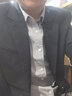 ANDSEEYOU男士便攜西服  輕商務(wù)休閑復(fù)古紳士單西修身易打理結(jié)婚禮服小西裝 黑色 52 135-150斤 曬單實(shí)拍圖