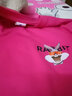 風(fēng)采兔 100%純棉國潮美式趣味卡通印花兔子短袖t恤女寬松韓版上衣ins潮 玫紅色 L 曬單實(shí)拍圖