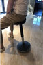 壹巢 馬鞍椅升降辦公室騎馬椅移動(dòng)旋轉(zhuǎn)電腦椅家用半站立式懶人高腳椅 黑色加高款搖搖椅 曬單實(shí)拍圖