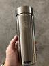 思寶保溫杯(SIBAO)男泡茶過(guò)濾高檔304不銹鋼水杯女學(xué)生便攜真空商務(wù)時(shí)尚禮品杯子刻字 鋼本色【350ml】-思源D2 曬單實(shí)拍圖