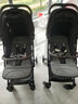 babynest雙胞胎嬰兒推車(chē)可坐可躺可拆分輕便折疊高景觀(guān)新生兒童雙人0-3歲 [酷炫黑+棉墊+全罩蚊帳]*2[三代] 曬單實(shí)拍圖