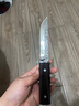 匠奴 彈簧鋼手工鍛打荒野求生裝備工具野外特戰(zhàn)小刀 野營軍刀高硬度一體鋼直刀耐用鋒利開刃戶外刀具防身刀 圓頭款 曬單實(shí)拍圖