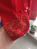 貝貝怡【官方發(fā)售】嬰兒衣服側(cè)開綁帶連體衣滿月百天寶寶新生兒四季爬服 紅色 3個(gè)月/身高59cm 曬單實(shí)拍圖