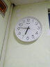 天王星挂钟客厅卧室石英钟现代简约创意钟表免打孔立体时钟圆形挂表30cm 实拍图