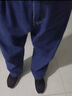 佐優(yōu)品牛仔褲男春秋季潮牌寬松直筒休閑褲子拖地老爹長褲日系復(fù)古闊腿褲 深藍色 L 曬單實拍圖