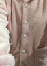 十月結晶月子服春季產(chǎn)后家居服秋季孕婦哺乳喂奶棉睡衣 雙面珊瑚絨·粉【無(wú)哺乳口-家居服】建議0-10℃ L碼（建議體重115-145斤） 曬單實(shí)拍圖