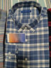 第五季法蘭絨格子襯衫男長(cháng)袖秋冬厚款時(shí)尚休閑格子襯衣外套  SFL5U493 43 [參考體重：160-170斤] 曬單實(shí)拍圖