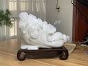 MOREISAN天然玉石玉白菜擺件工藝品擺放客廳玄關(guān)辦公室裝飾品擺件送朋友送客戶公司開業(yè)禮品 A款大師雕工小號 曬單實拍圖