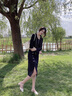 卓詩(shī)尼包頭涼鞋女2025年夏季新款仙女風(fēng)粗跟單鞋子一字扣帶溫柔高跟鞋女 米白色 37 曬單實(shí)拍圖