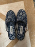 內(nèi)聯(lián)升男鞋手工千層底織錦拖鞋春夏秋時(shí)尚休閑居家拖鞋老北京布鞋 2005C 藍(lán)色 42-43 曬單實(shí)拍圖