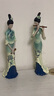 尚廷銘巢  中國風(fēng)擺件中式國潮古典仕女高檔家居客廳玄關(guān)酒柜輕奢裝飾品 青綠拿扇仕女 曬單實(shí)拍圖