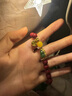 朱砂手串女本命年平安葫蘆金鑲玉手鏈福祿生財古風(fēng)串珠子飾品 朱砂福祿【福牌】 8mm 曬單實拍圖