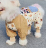 嬉皮狗（hipidog）狗狗防塵褲小型犬四腳衣服防水泰迪比熊遛狗神器戶外防尿防臟腿套 洛米棕 M 曬單實拍圖
