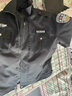 嬰佳福保安服冬裝棉衣加厚棉服套裝2011新式執勤服冬季防寒棉襖工作制服 藏青色【棉衣+冬褲+標貼】 L /170 （建議120-135斤） 曬單實(shí)拍圖