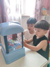 兒童抓娃娃機玩具男女孩生日禮物3-5歲夾娃娃機小型家用投幣夾公仔游戲扭蛋機寶寶玩具早教兒童節(jié)新年禮物 可可藍【20娃娃+20扭蛋+20游戲幣】 雙供電模式 曬單實拍圖