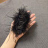 LAST KISS羽毛抓夾女鴕鳥(niǎo)發(fā)夾后腦勺發(fā)飾高級(jí)感夾子2025新款七夕情人節(jié)禮物 黑中號(hào)10CM精致流蘇抓夾 曬單實(shí)拍圖