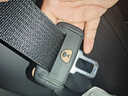 YZ適用特斯拉Model3Y安全帶頭保護套防撞車內(nèi)異響裝飾改裝丫配件 趴趴熊安全帶保護套前+后排-黑色 曬單實拍圖