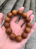魅祥 橄欖核鐵核正圓光珠水晶核無(wú)補(bǔ)無(wú)漏三無(wú)同軸南工手工素珠文玩手串 鐵核無(wú)補(bǔ)無(wú)漏 18mm 曬單實(shí)拍圖