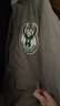 杰克·瓊斯（JACK&JONES）冬季男裝新款衣服NBA聯(lián)名雄鹿隊(duì)連帽工裝風(fēng)運(yùn)動(dòng)保暖羽絨服外套 深地衣綠E03 M 175 曬單實(shí)拍圖
