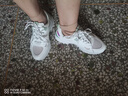 啄木鳥(niǎo)輕奢真皮運動(dòng)鞋女2025新款春夏季休閑女士網(wǎng)面透氣老爹鞋網(wǎng)鞋 白綠  透氣單網(wǎng) 37 曬單實(shí)拍圖