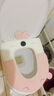 馬桶坐墊簡(jiǎn)約風(fēng)四季通用坐便墊套裝坐便圈家用蓋套通用防水罩墊子 淺橙卡拉拉1個(gè) 毛絨馬桶墊 保暖親膚自帶扶手 曬單實(shí)拍圖