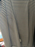 euv兒童睡衣莫代爾男女童夏季男孩女孩a類春秋薄款家居服中大童 藍(lán)條紋【短袖】 170 曬單實(shí)拍圖