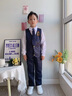 洛之潮六一兒童合唱服演出服男女童大合唱團禮服中小學(xué)生朗誦服裝英倫風(fēng) 男款長(cháng)袖長(cháng)褲馬甲套裝 130 曬單實(shí)拍圖