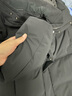 巍德（VAUDE）鵝絨羽絨服男長(cháng)款過(guò)膝戶(hù)外徒步連帽加厚保暖防寒防風(fēng)防潑水外套男 VAUDE黑 L 曬單實(shí)拍圖