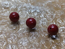 福進(jìn)家正品朱砂散珠高含量原礦紫金砂帝王砂珠子本命年禮物DIY配珠手串 10毫米/1顆【送繩子引線】 帝王砂 曬單實拍圖