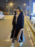 燦圖中戲同款棉服女秋冬季情侶羽面包絨服小個(gè)子寬松加厚保暖棉襖外套 黑色 L 【建議110-120斤】 曬單實(shí)拍圖