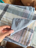 無(wú)印良品100%全棉被套單人150x200純棉被罩200x230cm單件秋冬床上四件套罩 英倫藍格【全棉面料 適合裸睡】 150x200cm【被套單件】 曬單實(shí)拍圖