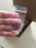 GE S925銀耳環(huán)金箍耳釘潮男個(gè)性波浪耳圈歐美嘻哈網(wǎng)紅潮流耳飾品生日禮物七夕禮盒 金箍銀耳環(huán)黑色一對(duì) 曬單實(shí)拍圖